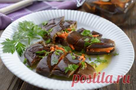 Квашенные баклажаны с морковью Отличная домашняя закуска. Очень вкусные, остренькие, с приятной кислинкой - такие баклажаны разнообразят и украсят ваш стол. Их можно хранить долго и с каждым днем они только вкуснее.