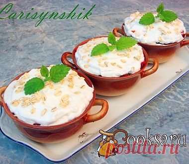 Воздушный десерт с клубникой рецепт с фото