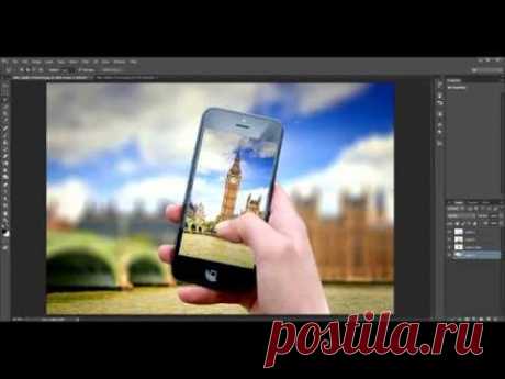 Уроки По Фотошопу: Интересный Эффект С Помощью Монтажа