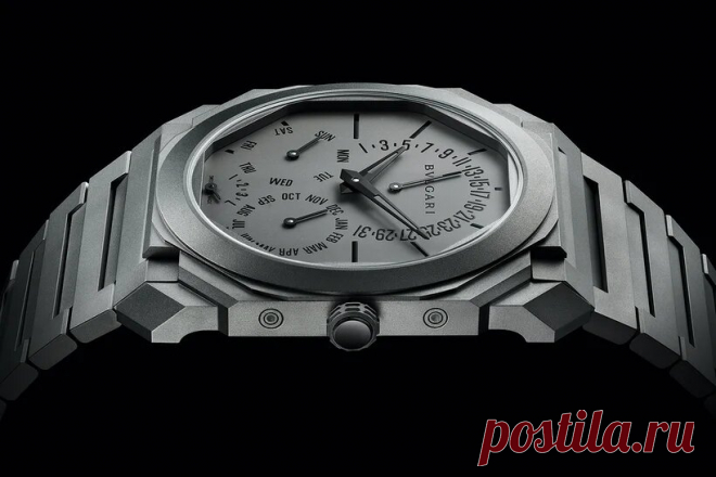 Новый мировой рекорд - часы с вечным календарём тоньше монеты - Bvlgari Octo Finissimo | Мой Часовой Блог | Яндекс Дзен