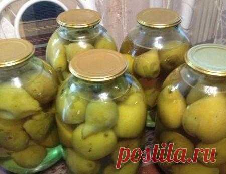 Консервированные груши целиком, как в детстве. Очень простой рецепт.