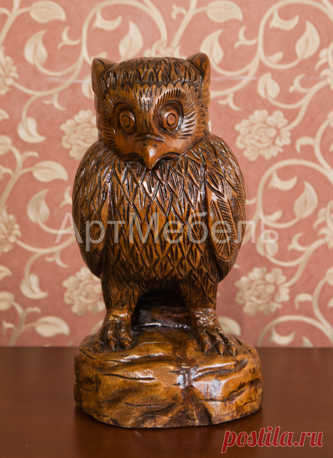 Аксессуары из дерева : Статуэтка EAGLE - OWL