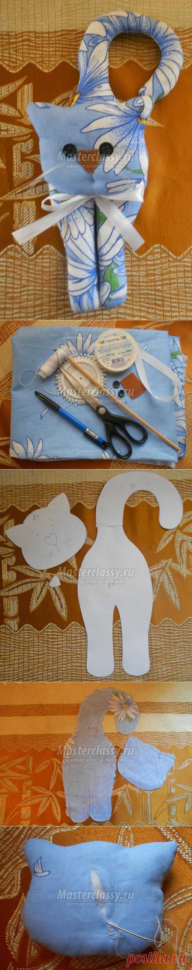 Шитье игрушек своими руками. Ромашковый котик. Мастер класс с пошаговыми фото