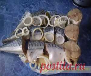 Соленая скумбрия/Сайт с пошаговыми рецептами с фото для тех кто любит готовить