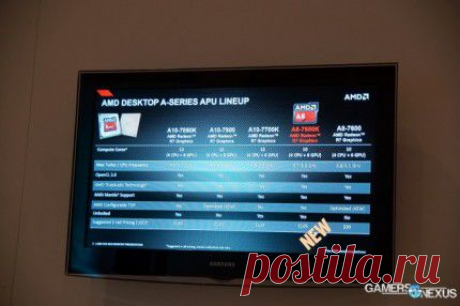 Ferra.ru - CES 2015: гибридный процессор AMD A8-7650K с разблокированным множителем за $105