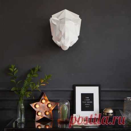 Купить паперкрафт набор для склейки головы кабана из бумаги от Polygonal Paper | Mellroot
