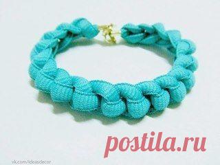 инет  -   Браслет из шнурка ))