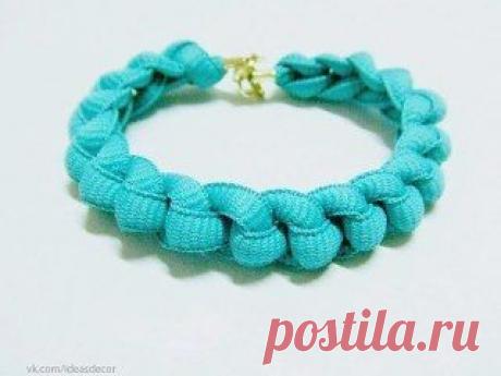 инет - Браслет из шнурка ))