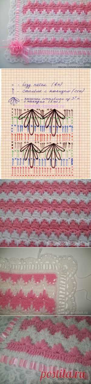 Плед для новорождённой | Наш дом