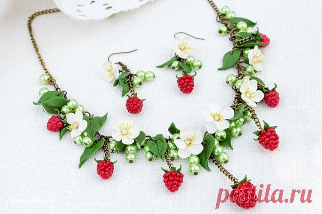 Бижутерия с ягодами из полимерной глины » Charmelle.Pro