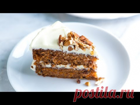 Incredibly Moist Carrot Cake Recipe - Homemade Carrot Cake
