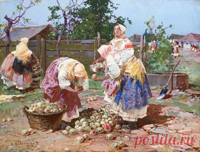 Пейзажи. Художник Степан Колесников