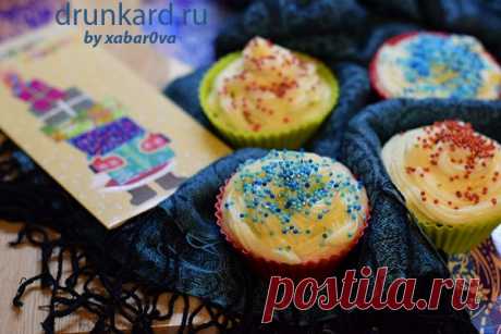 Шоколадные капкейки в микроволновке | Поварёшки