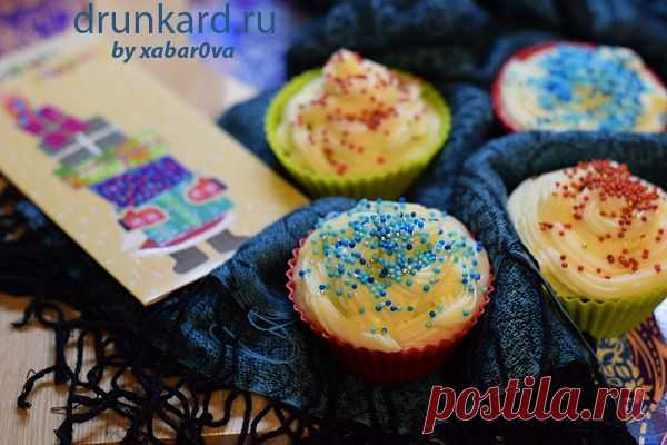 Шоколадные капкейки в микроволновке | Поварёшки