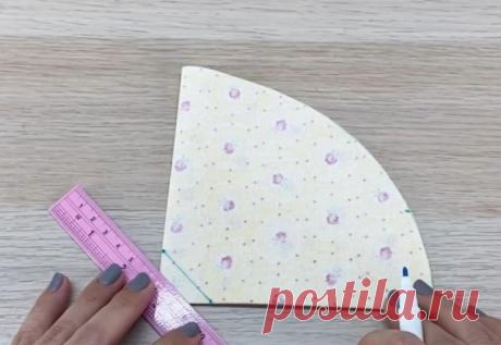 Маска без выкройки на любой размер