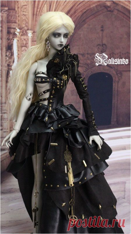 (140) #dolls #bjd #Steampunk and Gothic Ball Jointed Doll by nalisinko.deviantart.com | Candy Rock - Dolls/BJD | Ball Jointed Dolls, Steampunk and Gothic