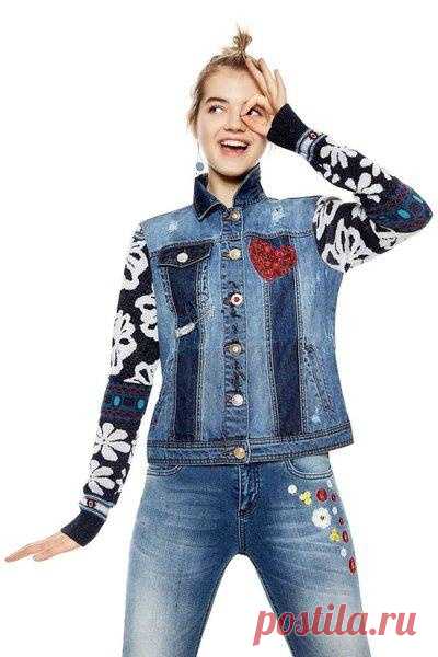 Куртка Desigual имени Второй улицы / Курточные переделки / ВТОРАЯ УЛИЦА