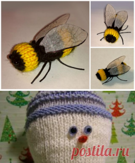 Вязание спицами игрушки для начинающих, фото, инструкция