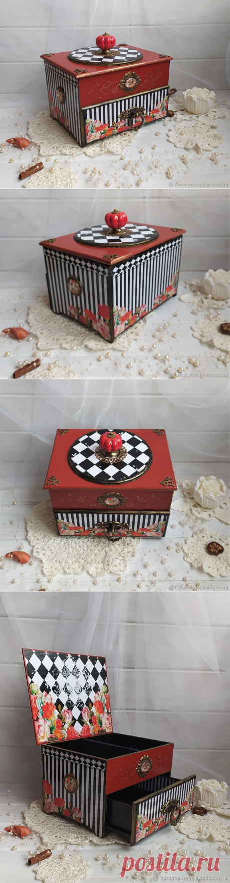 Шкатулка в стиле Маккензи чайлдс купить в интернет-магазине Ярмарка Мастеров по цене 6100 ₽ – PYSAYRU | Шкатулки, Москва - доставка по России