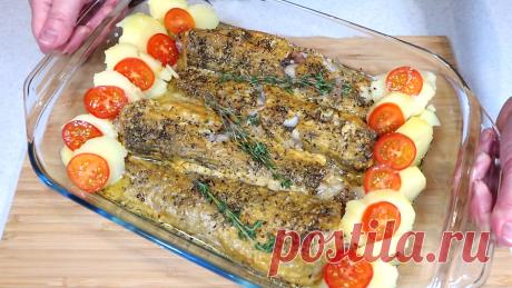 Смазываю минтай горчицей и запекаю в духовке. Простой рецепт вкусной и сочной рыбы | Розовый баклажан | Яндекс Дзен