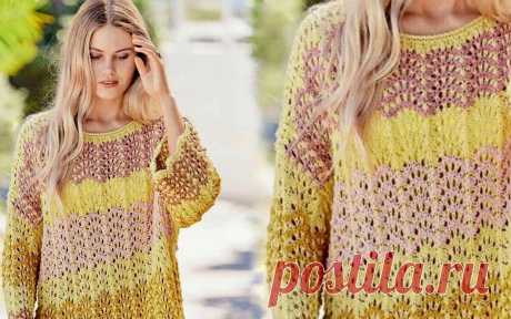 10 красивых ажурных моделей с описанием | Вязание с Paradosik_Handmade | Дзен
