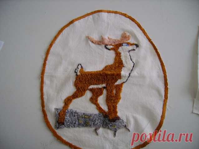 Ковровая вышивка (вышивка петлистым стежком)