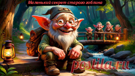Жил-был в одном чудесном лесу старый-глубокий гоблин. Был он старичком таким озорным да шустрым, ходил в старых ботинках, носил тюбетейку и огромные золотистые очки. Борода его была седая и пушистая, а глаза светлые и добрые, будто две звезды мерцали в темноте.