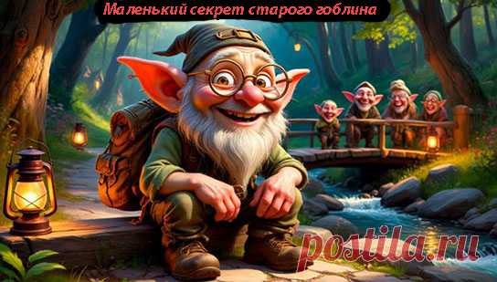 Жил-был в одном чудесном лесу старый-глубокий гоблин. Был он старичком таким озорным да шустрым, ходил в старых ботинках, носил тюбетейку и огромные золотистые очки. Борода его была седая и пушистая, а глаза светлые и добрые, будто две звезды мерцали в темноте.