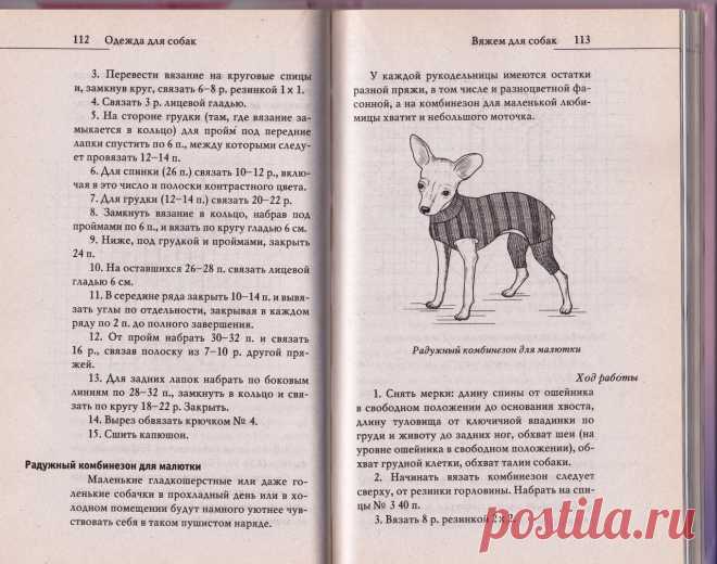 Шьем и вяжем одежду для животных - Сайт 