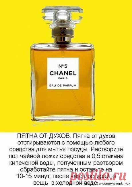 Как вывести пятна разного типа.