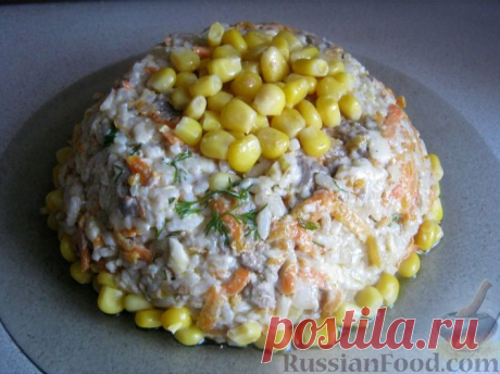 Салат с кукурузой