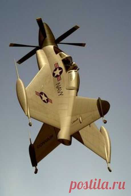 The Convair XFY Pogo tailsitter was an experiment in vertical takeoff and landing. The Pogo had delta wings and three-bladed contra-rotating propellers powered by a 5,500 hp (4,100 kW) Allison YT40-A-16 turboprop engine. It was intended to be a high-performance fighter aircraft capable of operating from small warships. Landing the XFY-1 was difficult, as the pilot had to look over his shoulder while carefully working the throttle to land.