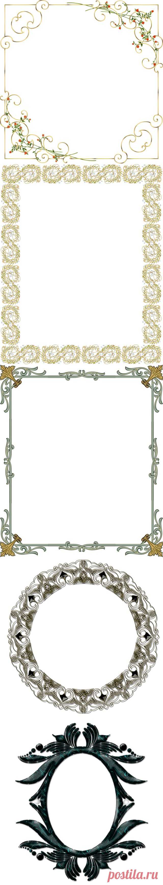 Клипарт: рамки, .png