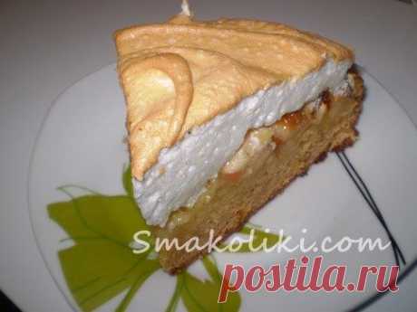 Яблочный пирог с меренгой. Пошаговый рецепт с фото на Smakoliki.com