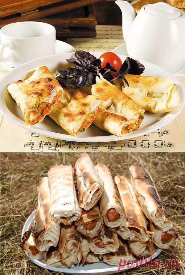 Рулеты из лаваша: Три рецепта для пикника | Четыре вкуса