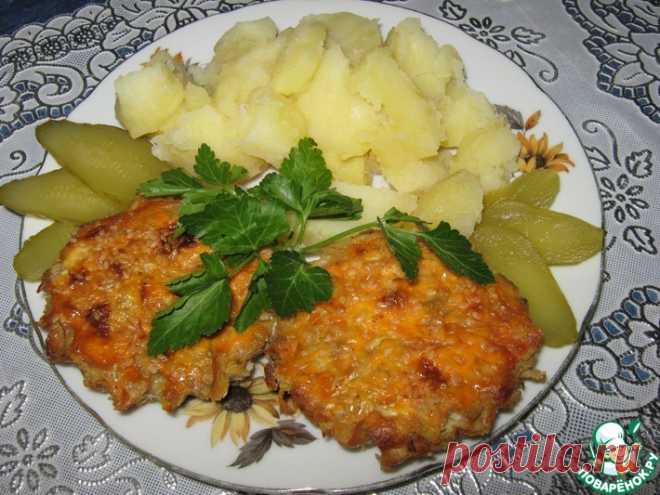 Мясные кексы с грибами Кулинарный рецепт
