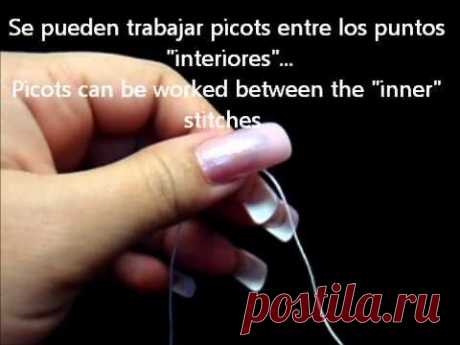 Frivolite-Tatting Lesson 35 - picot multiple