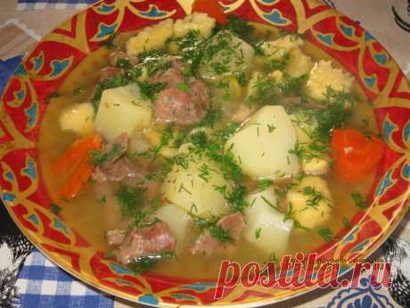 Камдятан острый супчик (корейский суп)(свинина)