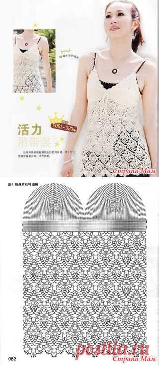 Топ со схемой. Красиво и не сложно! - Страна Мам