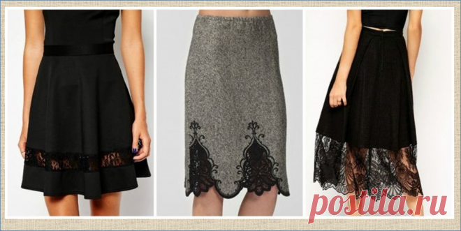 Хочешь новых юбочек к весне и лету? Просто добавь кружева - 50 прекрасных воплощений переделки | МНЕ ИНТЕРЕСНО | Яндекс Дзен