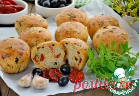 Закусочные постные булочки-кексы - кулинарный рецепт