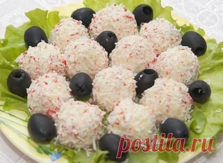 Крабовые рафаэлло / Удивительная еда!