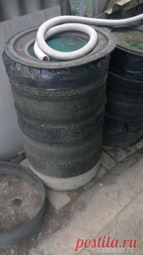 Бочка для воды из шин
