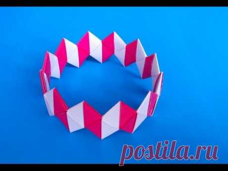 Браслет оригами, Bracelet origami.