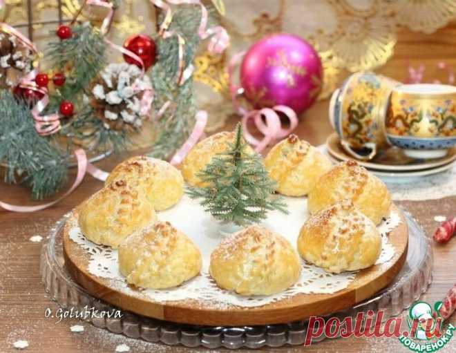 Печенье на сметане с ореховой начинкой – кулинарный рецепт