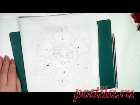 Мастер-класс "Новогодняя снежинка " Фунтикова Тамара