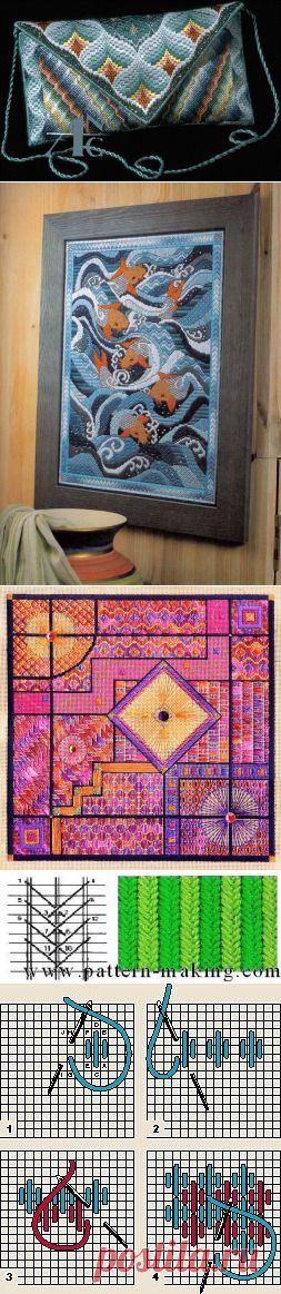 Вышивка Bargello