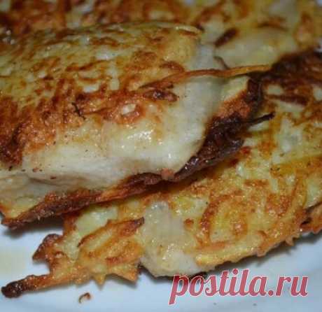 РЫБА ПОД ТЕРТОЙ КАРТОШКОЙ