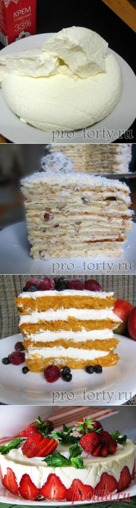 Рецепты тортов, украшение тортов - pro-torty.ru