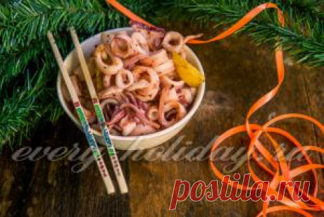 Кальмары с ананасом
